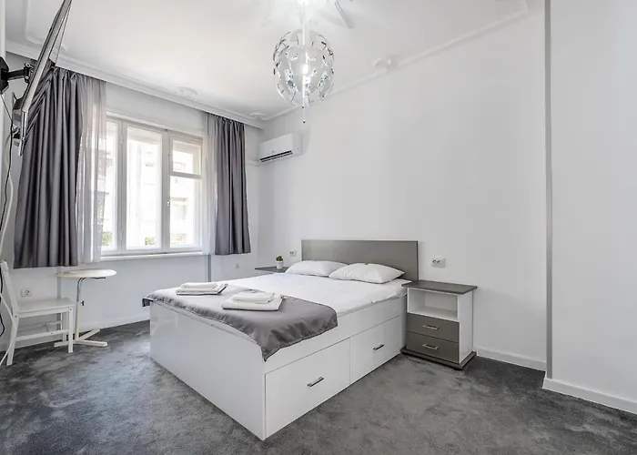 Jazz & Wine Apartment & Next To Sea Garden & Parking & Hbo & Netflix & 2 Bathrooms Apartamento